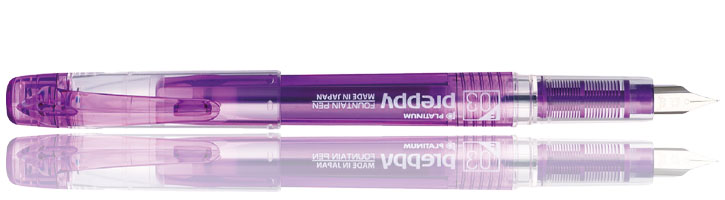 Platinum Preppy Fountain Pens in Purple