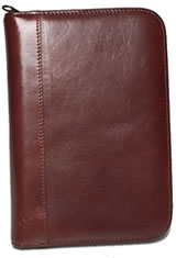 Aston Leather Collector's 10 Pen Carrying Cases in Brown