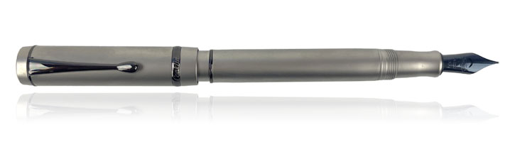 Conklin Duragraph Fountain Pens in Titanium/Gunmetal