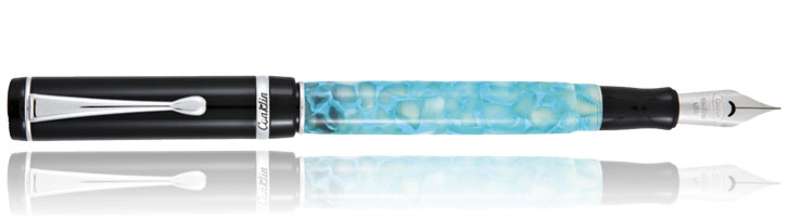 Conklin Duragraph Fountain Pens in Turquoise Nights
