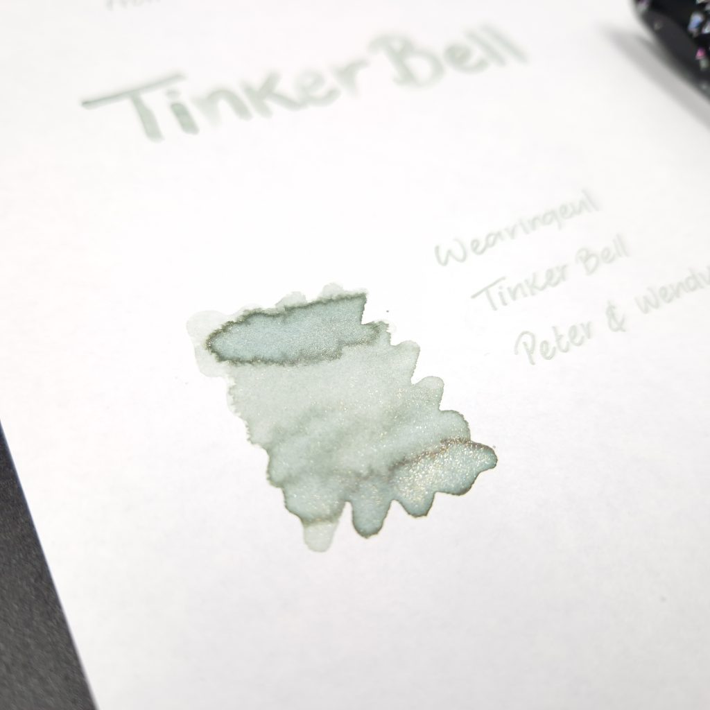 Peter Pan ink collection: Tinkerbell ink swatch