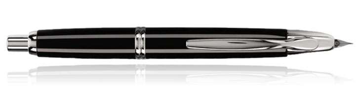 Pilot Vanishing Point Black / Rhodium Fountain Pen, Medium