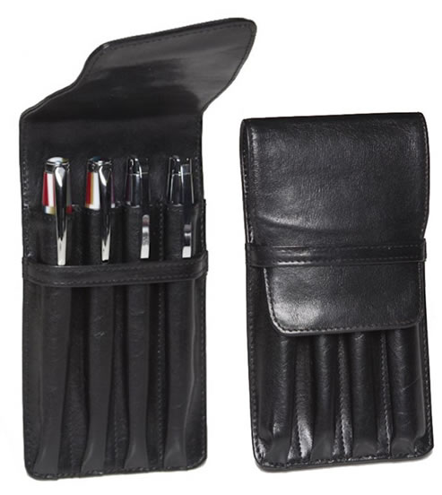 aston leather pen case